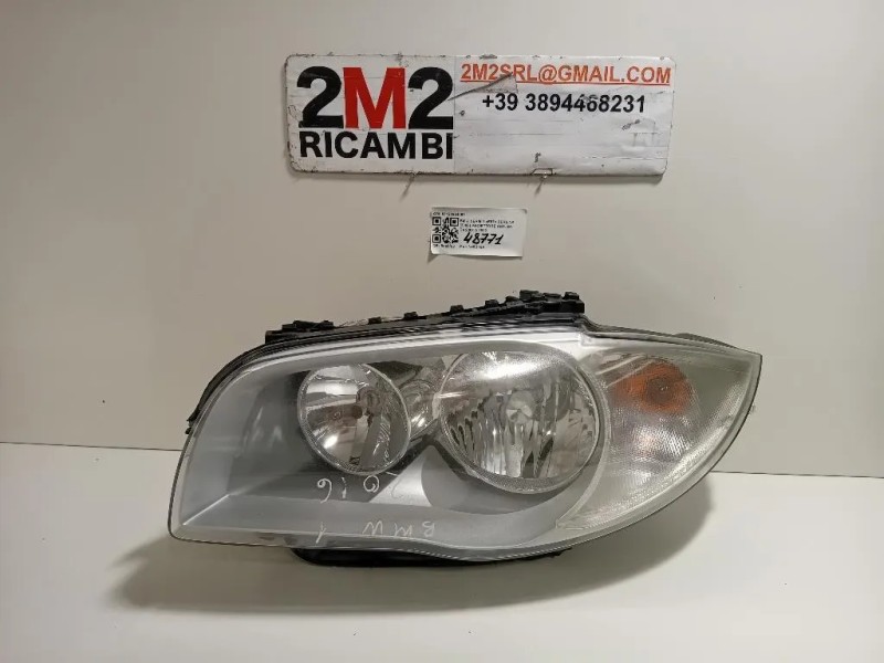 Proiettore ANT SX 63126924487 Bmw Serie 1 E87 Berlina 2005