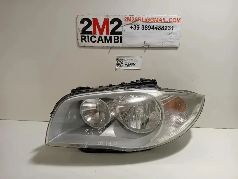 Proiettore ANT SX 63126924487 Bmw Serie 1 E87 Berlina 2005