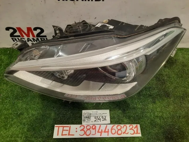 Proiettore ANT SX 7229693-10 BMW FARO Bmw Serie 1 F20 Berlina 2012