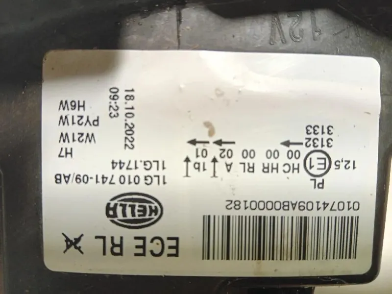 Proiettore ANT SX 1LG 010 741-09 AB F20 Bmw Serie 1 F20 Berlina 2012