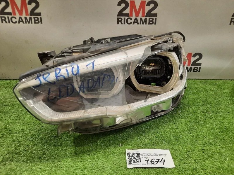 Proiettore ANT SX 7471339 Bmw Serie 1 F20 Berlina 2015