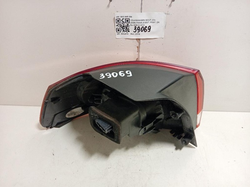 Fanale EST POST DX 5K0945258 Volkswagen GOLF VI 2009