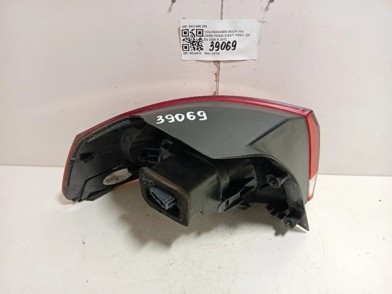 Fanale EST POST DX 5K0945258 Volkswagen GOLF VI 2009