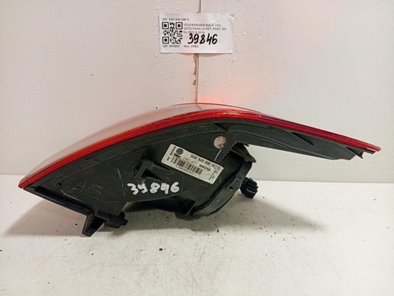 Fanale EST POST DX 5G0 945 096 N Volkswagen GOLF VII 2013