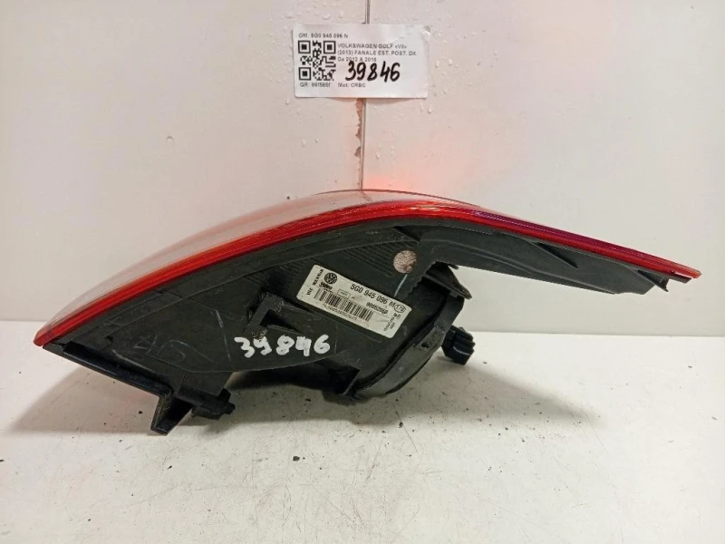 Fanale EST POST DX 5G0 945 096 N Volkswagen GOLF VII 2013