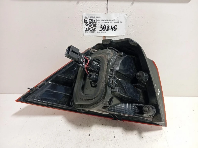 Fanale EST POST DX 5G0 945 096 N Volkswagen GOLF VII 2013