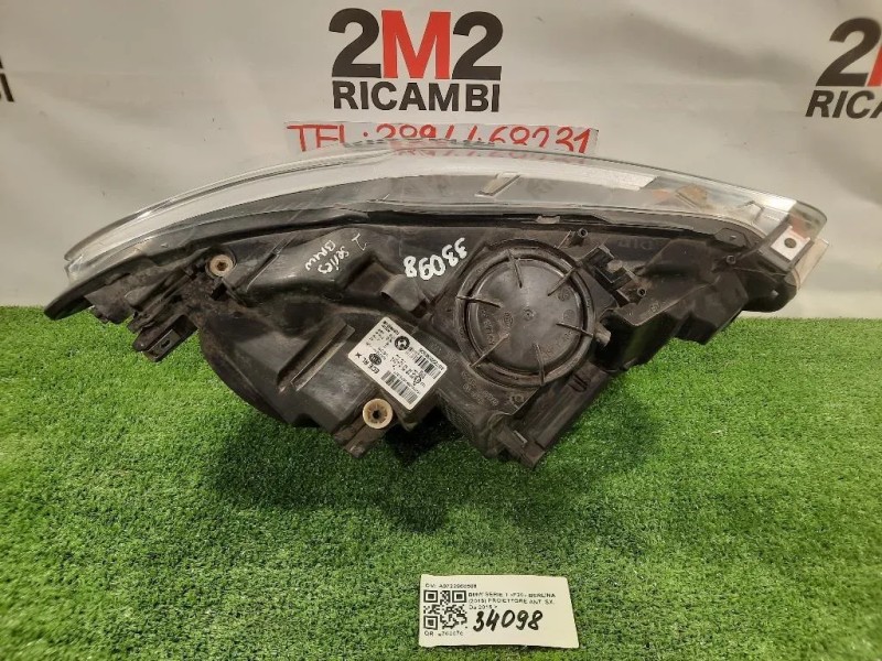 Proiettore ANT SX A9722968508 Bmw Serie 1 F20 Berlina 2015