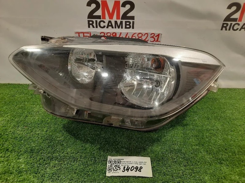 Proiettore ANT SX A9722968508 Bmw Serie 1 F20 Berlina 2015