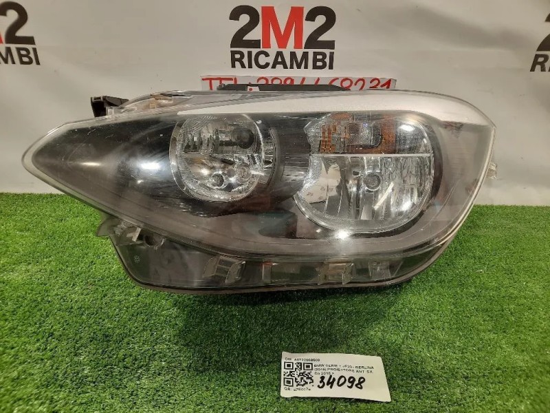 Proiettore ANT SX A9722968508 Bmw Serie 1 F20 Berlina 2015