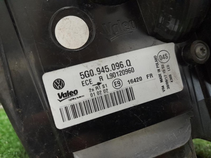 Fanale EST POST DX 5G0945096Q Volkswagen GOLF VII 2017