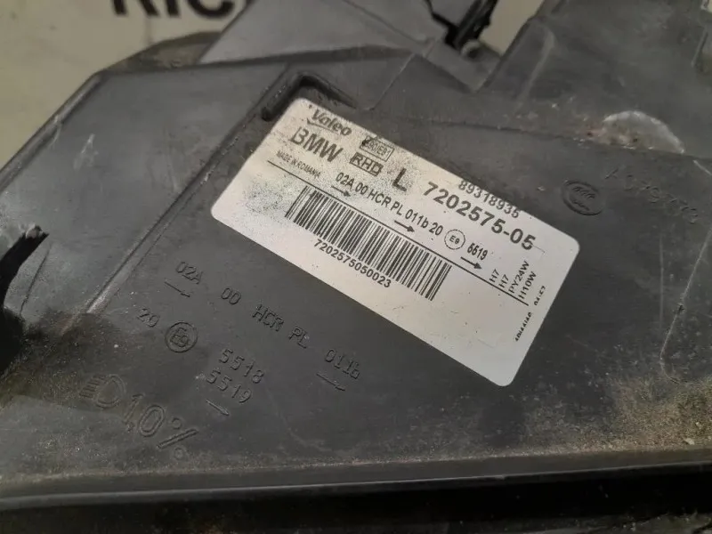 Proiettore ANT SX 7202575 Bmw Serie 3 E90 Berlina 2005