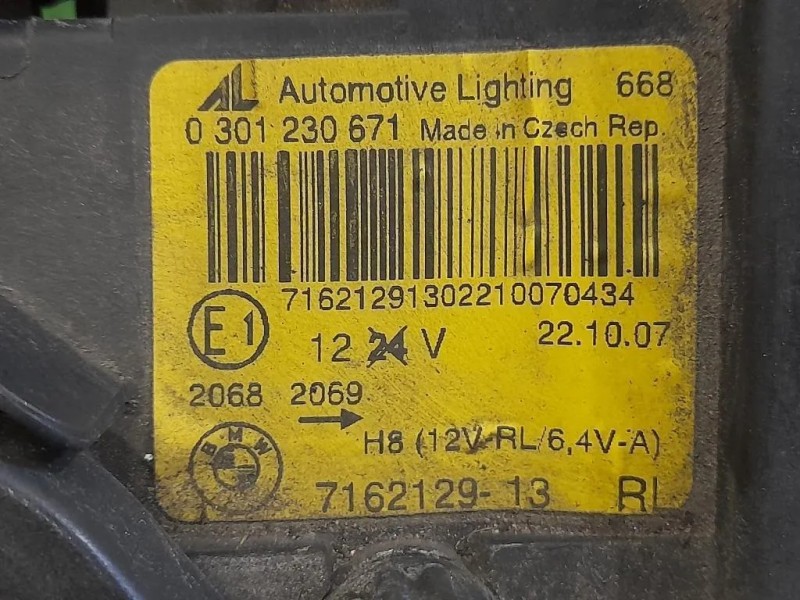 Proiettore ANT SX 7162129-13 Bmw Serie 3 E92 Coupe 2007