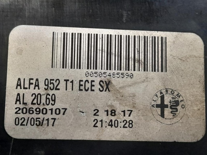 Fanale EST POST SX 20690107 Alfa Romeo Giulia 2016
