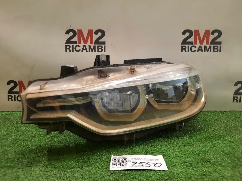 Proiettore ANT SX 7498945 Bmw Serie 3 F30 Berlina 2015