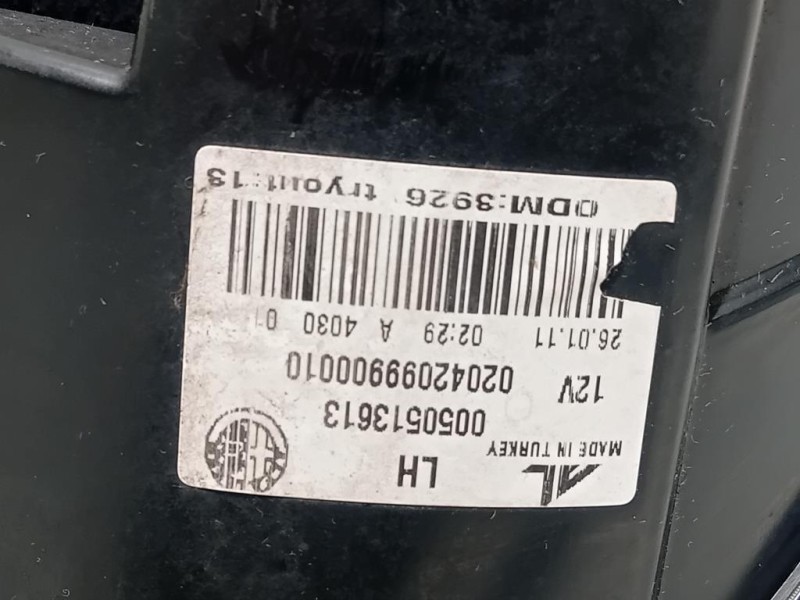 Fanale EST POST SX 50513613 Alfa Romeo Giulietta 2010