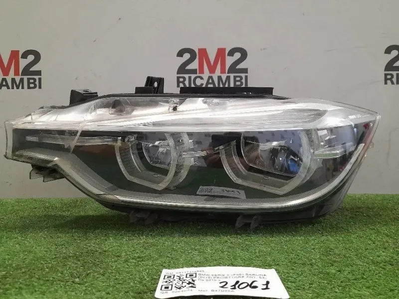 Proiettore ANT SX 63117419633 Bmw Serie 3 F30 Berlina 2015
