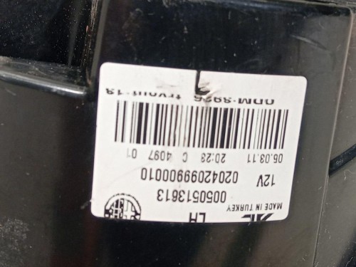 Fanale EST POST SX 50513613 Alfa Romeo Giulietta 2010