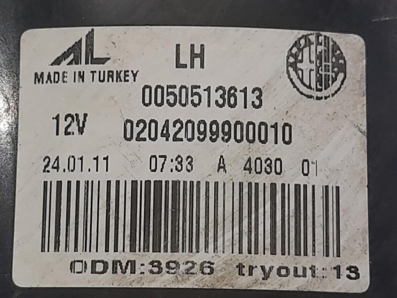 Fanale EST POST SX 0050513613 Alfa Romeo Giulietta 2013