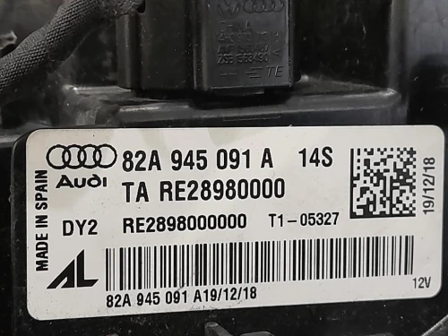 Fanale EST POST SX 82A945091A Audi A1 GBA Sportback 2018