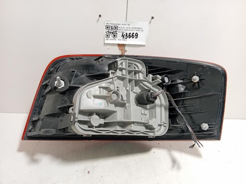 Fanale EST POST SX FANALE EST POST SX Audi A3 8VA Sportback 2012