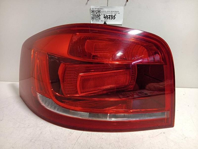 Fanale EST POST SX 8P3945095A Audi A3 8VA Sportback 2012