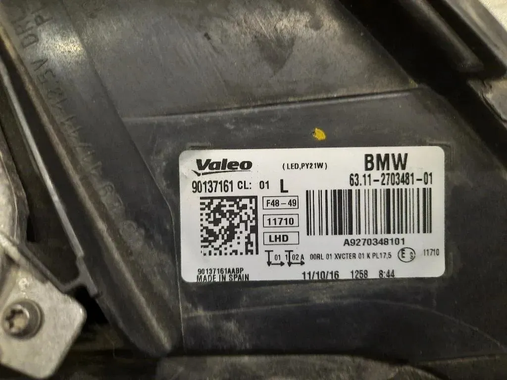 Proiettore ANT SX 63112703481 Bmw X1 F48 2015