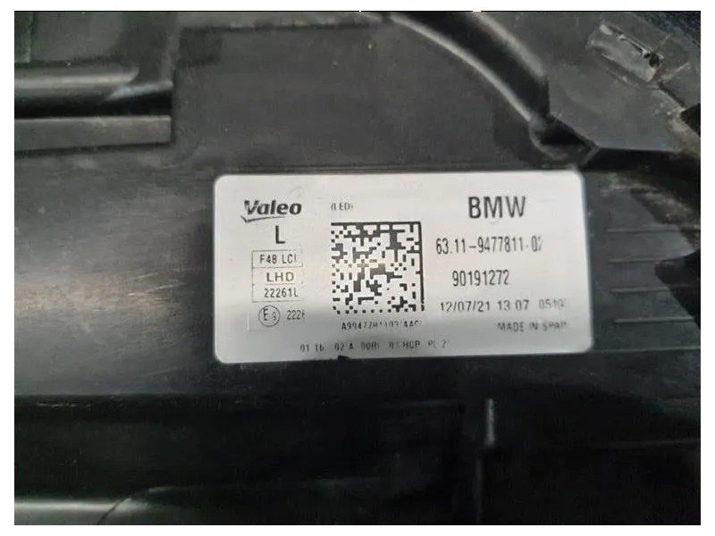 Proiettore ANT SX 63119477811 Bmw X1 F48 2015