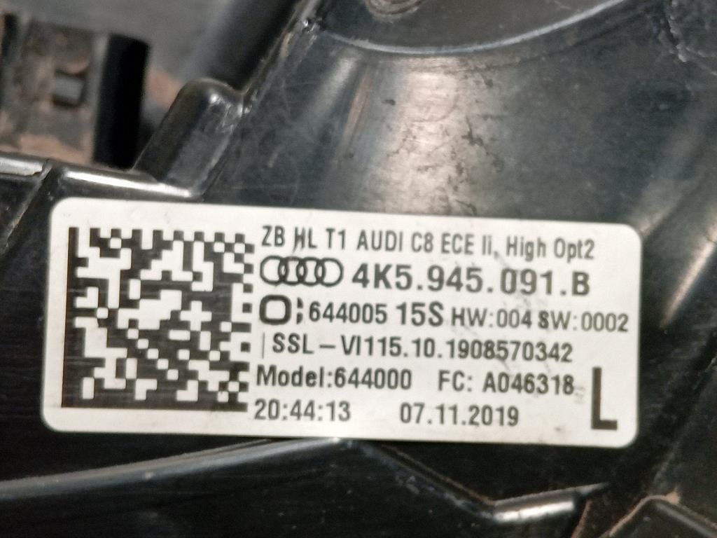 Fanale EST POST SX 4K5 945 091 B Audi A6 4GD Avant 2016