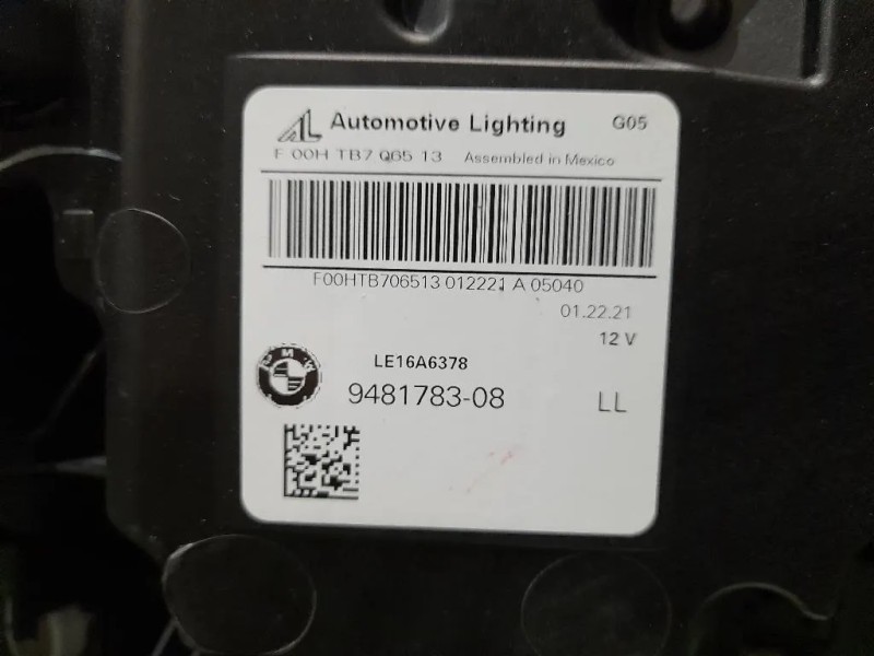 Proiettore ANT SX 9481783 Bmw X5 G05 2018