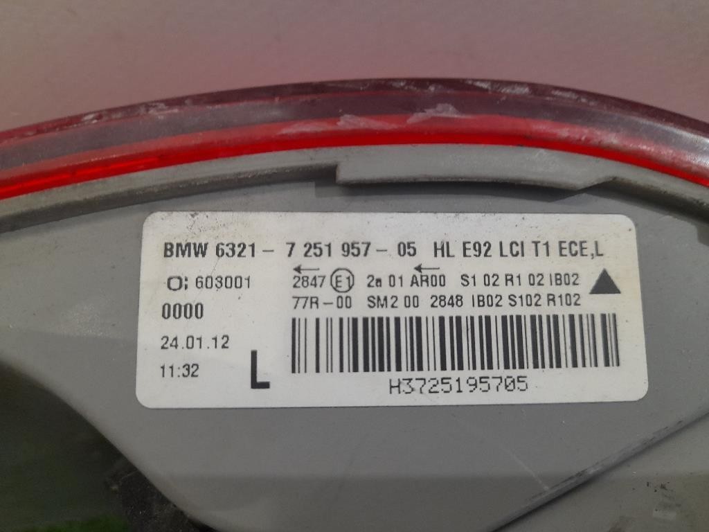 Fanale EST POST SX 7251957 Bmw Serie 3 E92 Coupe 2007