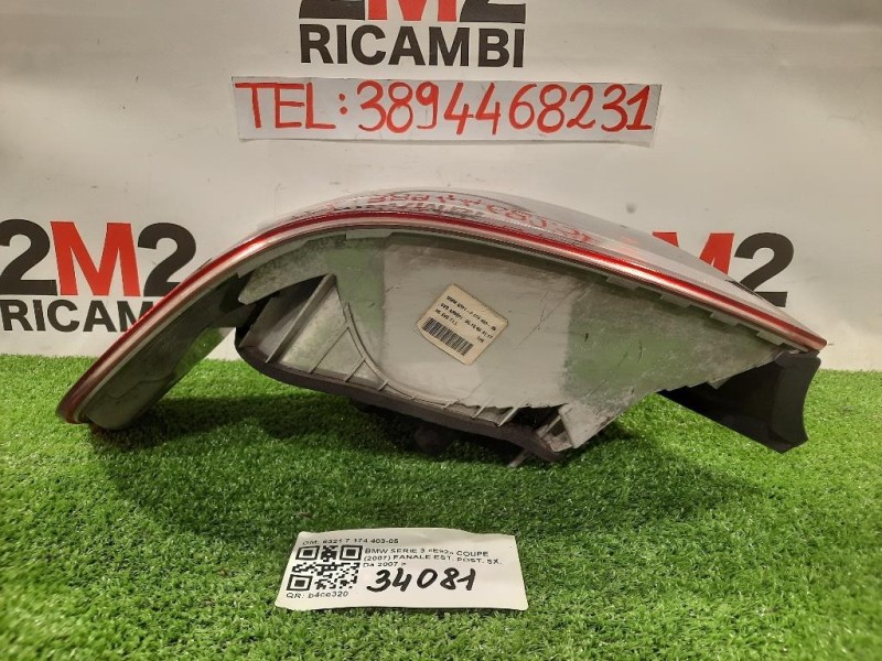 Fanale EST POST SX 6321 7 174 403-05 Bmw Serie 3 E92 Coupe 2007