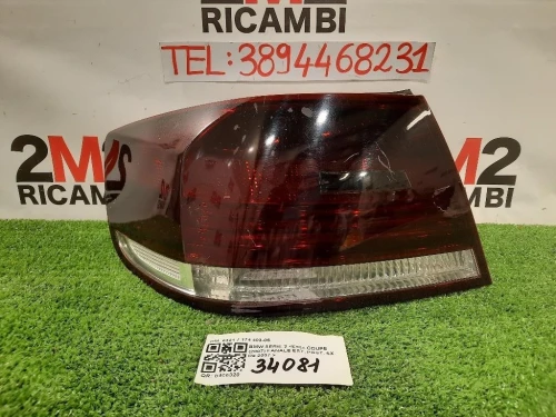 Fanale EST POST SX 6321 7 174 403-05 Bmw Serie 3 E92 Coupe 2007