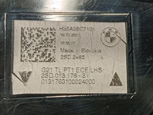 Fanale EST POST SX 2SD013176-31 Bmw Serie 3 G21 Touring 2019