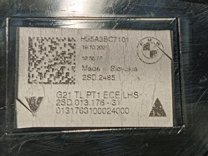 Fanale EST POST SX 2SD013176-31 Bmw Serie 3 G21 Touring 2019