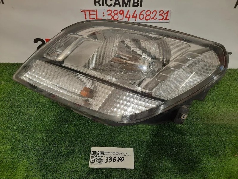 Proiettore ANT SX 95025585 Chevrolet Orlando 2011