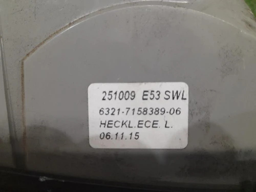 Fanale EST POST SX 63217158389 Bmw X5 E53 2000