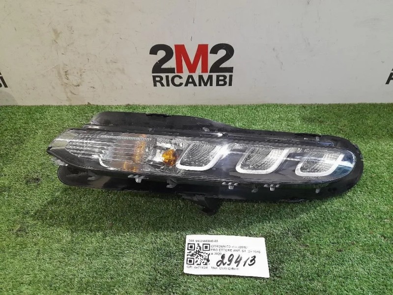 Proiettore ANT SX 9833480680-03 Citroen C3 III 2016