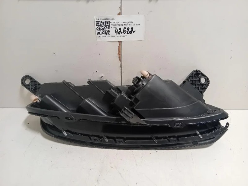 Proiettore ANT SX 9833480680-03 Citroen C3 III 2016
