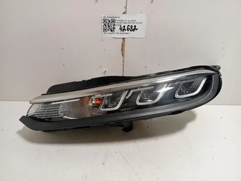 Proiettore ANT SX 9833480680-03 Citroen C3 III 2016