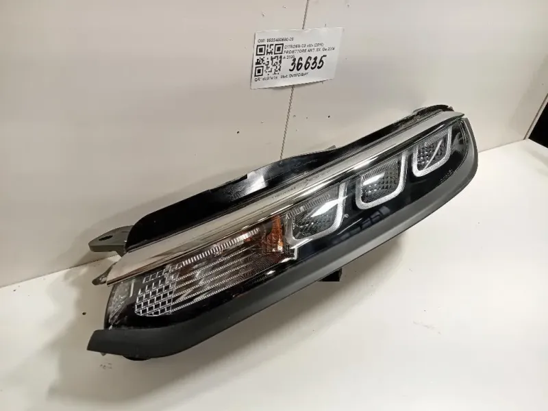 Proiettore ANT SX 9833480680-03 Citroen C3 III 2016