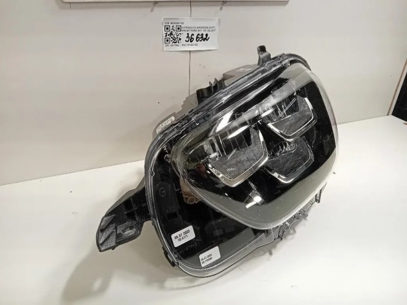 Proiettore ANT SX 9836267180 Citroen C3 Aircross 2017