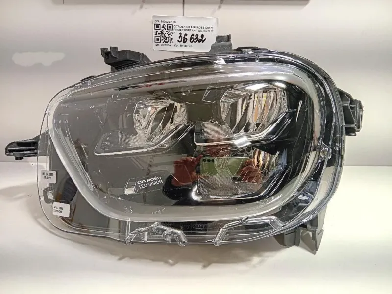Proiettore ANT SX 9836267180 Citroen C3 Aircross 2017