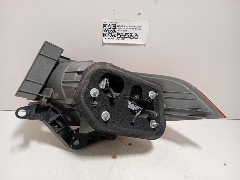 Fanale EST POST SX 33550TL0G01 Honda Accord IX 2009