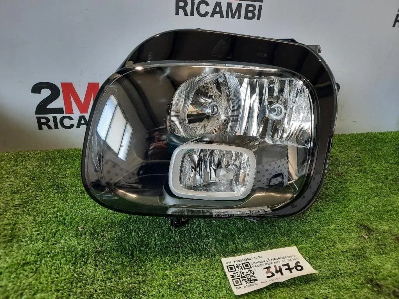Proiettore ANT SX YQ00052980 Citroen C3 Aircross 2017