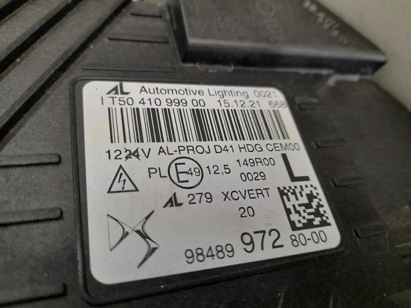 Proiettore ANT SX 9848997280 Citroen DS4 I 2016