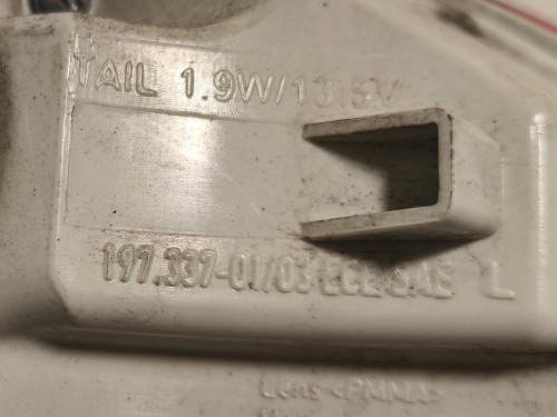 Fanale EST POST SX 19733701 Jaguar XE 2015