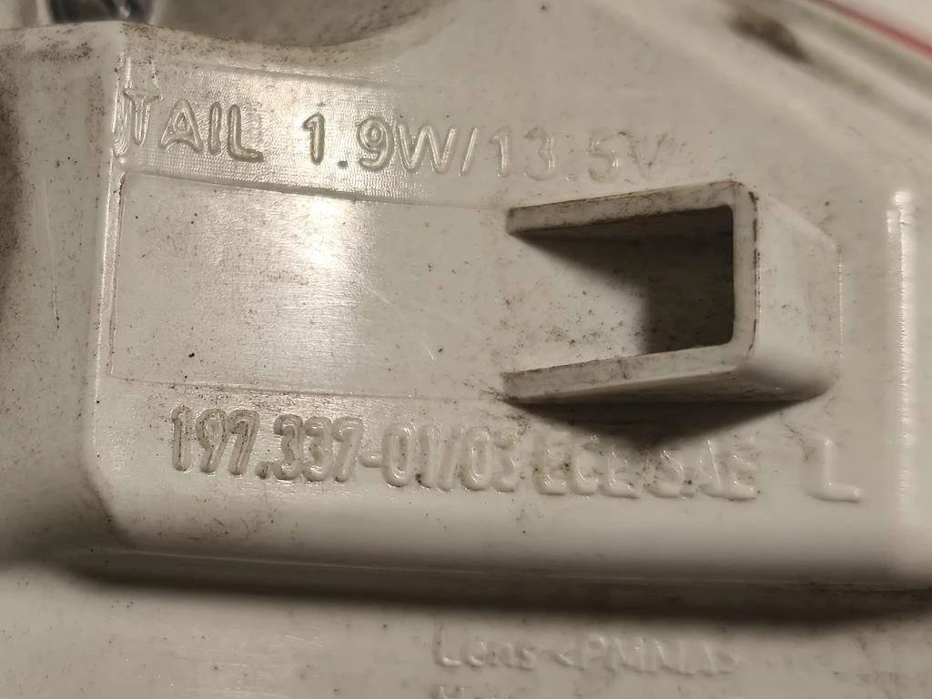 Fanale EST POST SX 19733701 Jaguar XE 2015