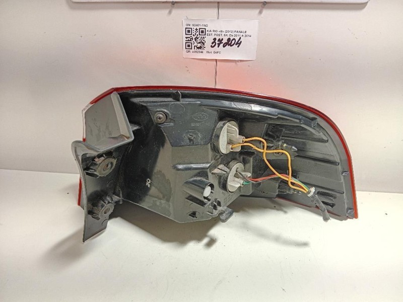 Fanale EST POST SX 92401-1W2 Kia RIO III 2012