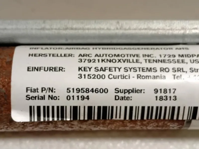 Air-bag A Tendina SX 519584600 Fiat 500L 2013