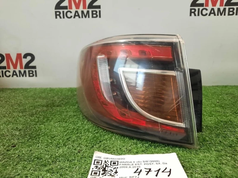 Fanale EST POST SX GBV551160G Mazda 6 II SW 2008